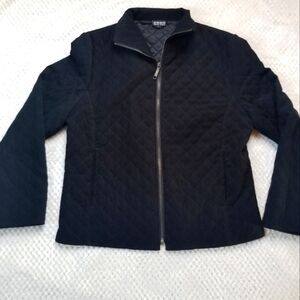 Nomadic Traders sz M black quilted lightweight jacket